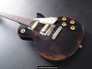 Gibson Les Paul Studio Heavy Aged Relic Dark Brown (SOLD) - Image 9