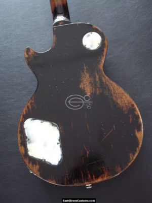 Gibson Les Paul Studio Heavy Aged Relic Dark Brown (SOLD) - Image 7