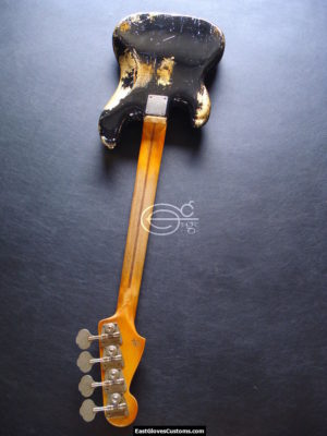 Fender Squier Precision Made in JapanBass Relic Gold Edition [Fretless] (SOLD) - Image 12