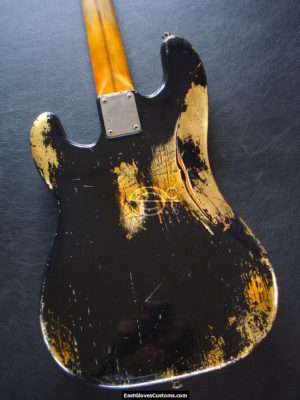 Fender Squier Precision Made in JapanBass Relic Gold Edition [Fretless] (SOLD) - Image 6