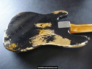 Fender Squier Precision Made in JapanBass Relic Gold Edition [Fretless] (SOLD) - Image 8