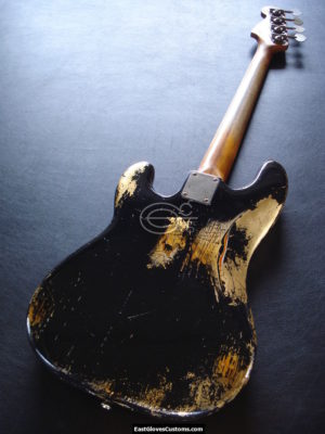 Fender Squier Precision Made in JapanBass Relic Gold Edition [Fretless] (SOLD) - Image 10