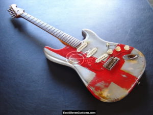 Fender Stratocaster 60th Anniversary Flag of England Aged Relic (SOLD) - Image 8