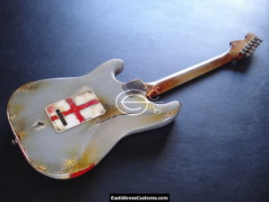 Fender Stratocaster 60th Anniversary Flag of England Aged Relic (SOLD) - Image 9