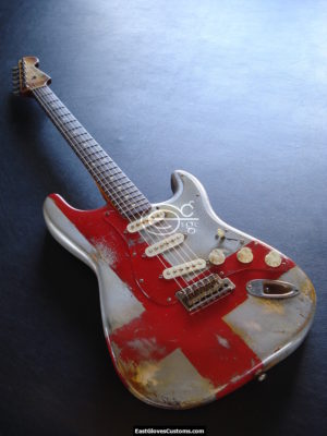 Fender Stratocaster 60th Anniversary Flag of England Aged Relic (SOLD) - Image 4