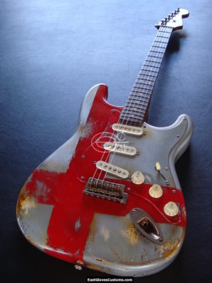 Fender Stratocaster 60th Anniversary Flag of England Aged Relic (SOLD)