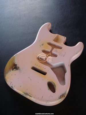 Fender Stratocaster Relic Shell Pink Allparts Replacement Body Made in USA (SOLD) - Image 11
