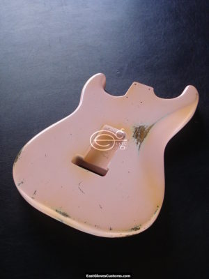 Fender Stratocaster Relic Shell Pink Allparts Replacement Body Made in USA (SOLD) - Image 12