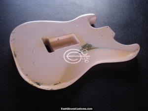 Fender Stratocaster Relic Shell Pink Allparts Replacement Body Made in USA (SOLD) - Image 10