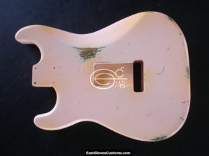 Fender Stratocaster Relic Shell Pink Allparts Replacement Body Made in USA (SOLD) - Image 7
