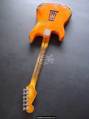 FENDER STANDARD STRATOCASTER HSS ORANGE AGED HEAVY RELIC (SOLD) - Image 11