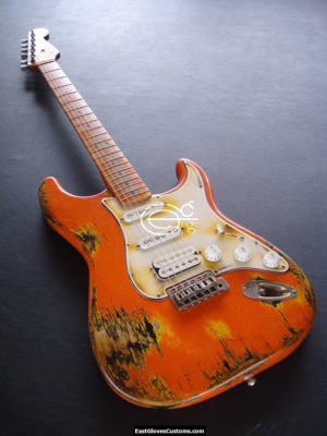 FENDER STANDARD STRATOCASTER HSS ORANGE AGED HEAVY RELIC (SOLD)