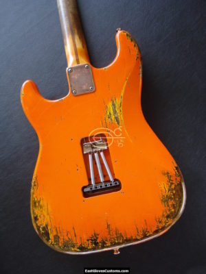 FENDER STANDARD STRATOCASTER HSS ORANGE AGED HEAVY RELIC (SOLD) - Image 5