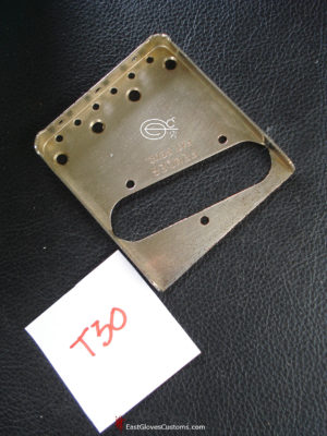 ( #T30 ) FENDER TELECASTER BRIDGE RELIC DISTRESSED AGED (SOLD)