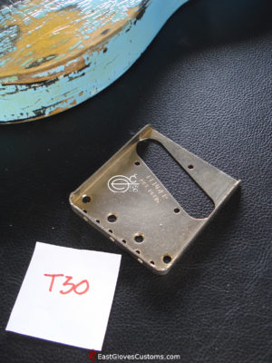 ( #T30 ) FENDER TELECASTER BRIDGE RELIC DISTRESSED AGED (SOLD) - Image 3