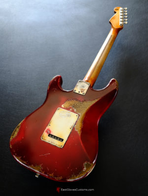 Fender Stratocaster Relic Wild Red Cherry 40th Anniversary Made in USA (SOLD) - Image 3