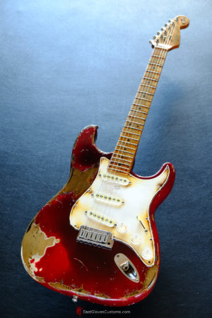 Fender Stratocaster Relic Wild Red Cherry 40th Anniversary Made in USA (SOLD)