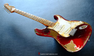 Fender Stratocaster Relic Wild Red Cherry 40th Anniversary Made in USA (SOLD) - Image 7