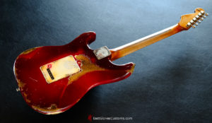 Fender Stratocaster Relic Wild Red Cherry 40th Anniversary Made in USA (SOLD) - Image 8