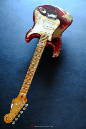 Fender Stratocaster Relic Wild Red Cherry 40th Anniversary Made in USA (SOLD) - Image 10