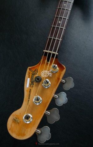 FENDER STANDARD PRICISION BASS SEAFOAM GREEN OVER SUNBURST HEAVY RELIC AGED (SOLD) - Image 12
