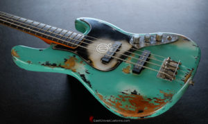 FENDER STANDARD JAZZ BASS SEAFOAM GREEN HEAVY RELIC AGED (SOLD) - Image 6