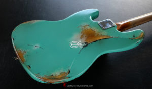 FENDER STANDARD JAZZ BASS SEAFOAM GREEN HEAVY RELIC AGED (SOLD) - Image 7