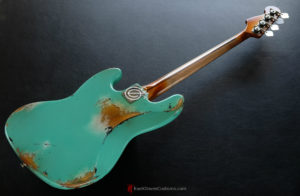 FENDER STANDARD JAZZ BASS SEAFOAM GREEN HEAVY RELIC AGED (SOLD) - Image 9