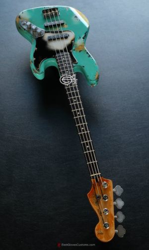 FENDER STANDARD JAZZ BASS SEAFOAM GREEN HEAVY RELIC AGED (SOLD) - Image 10