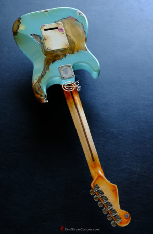 Fender Stratocaster Relic Daphne Blue 60th Anniversary (SOLD) - Image 11