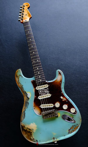 Fender Stratocaster Relic Daphne Blue 60th Anniversary (SOLD) - Image 5