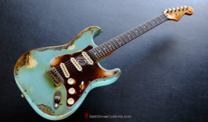 Fender Stratocaster Relic Daphne Blue 60th Anniversary (SOLD) - Image 7