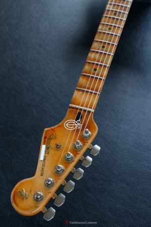 Fender Stratocaster 60th Anniversary Black on Blue Inspired by Joe Strummer Heavy Relic (SOLD) - Image 16
