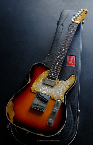 Fender American Deluxe Telecaster with Sunburst Made in USA Heavy Aged Relic (RARE)(SOLD)