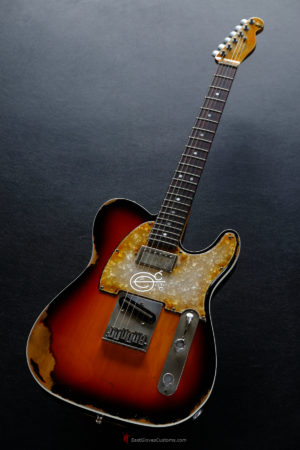 Fender American Deluxe Telecaster with Sunburst Made in USA Heavy Aged Relic (RARE)(SOLD) - Image 3