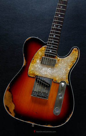 Fender American Deluxe Telecaster with Sunburst Made in USA Heavy Aged Relic (RARE)(SOLD) - Image 4