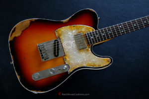 Fender American Deluxe Telecaster with Sunburst Made in USA Heavy Aged Relic (RARE)(SOLD) - Image 6