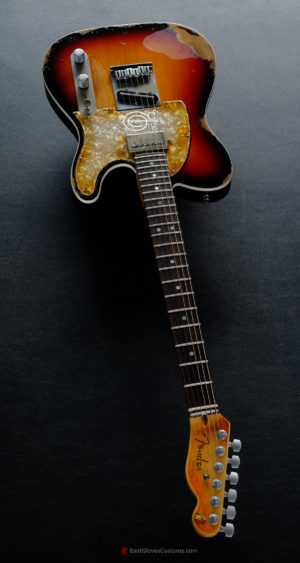 Fender American Deluxe Telecaster with Sunburst Made in USA Heavy Aged Relic (RARE)(SOLD) - Image 10
