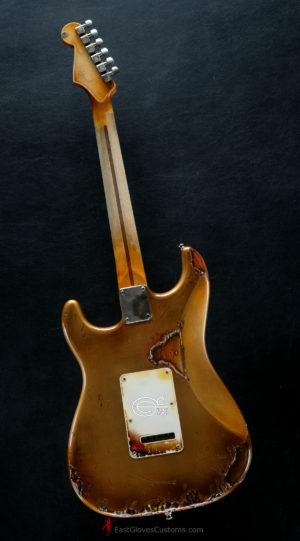 Fender Stratocaster 60th Anniversary Rusty Gold Heavy Aged Relic (SOLD) - Image 9