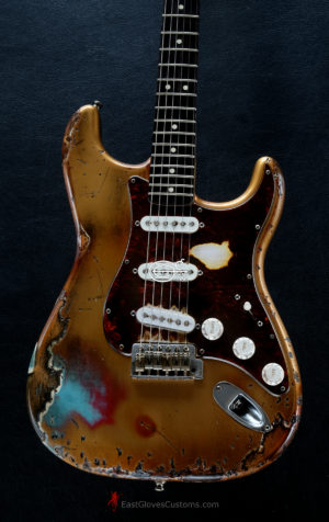 Fender Stratocaster 60th Anniversary Rusty Gold Heavy Aged Relic (SOLD) - Image 10