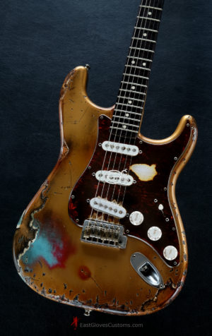 Fender Stratocaster 60th Anniversary Rusty Gold Heavy Aged Relic (SOLD)