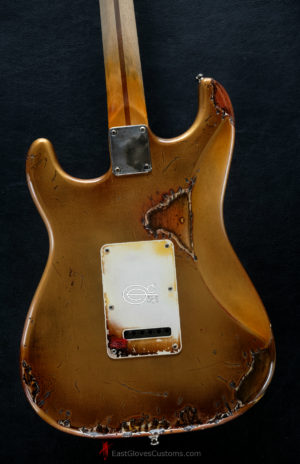 Fender Stratocaster 60th Anniversary Rusty Gold Heavy Aged Relic (SOLD) - Image 3
