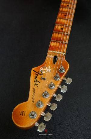 Fender Stratocaster Red Wine and Seafoam Blue Heavy Aged Relic by East Gloves Customs (SOLD) - Image 12