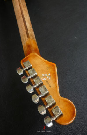 Fender Stratocaster Red Wine and Seafoam Blue Heavy Aged Relic by East Gloves Customs (SOLD) - Image 13