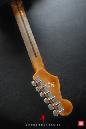 Fender Stratocaster Sunburst Paisley/Pelham Blue Heavy Relic by East Gloves Customs (SOLD) - Image 19
