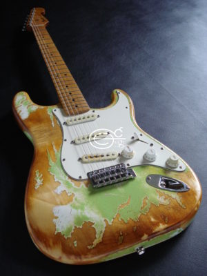 Fender Stratocaster Super Heavy Relic Green (SOLD) - Image 2