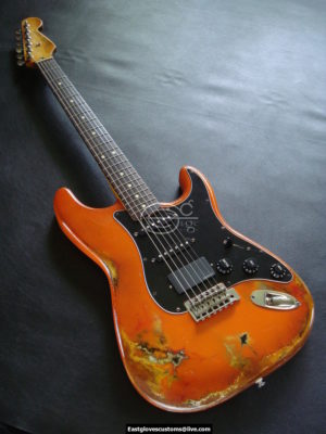 Fender Stratocaster Relic Orange (SOLD) - Image 3
