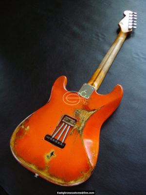 Fender Stratocaster Relic Orange (SOLD) - Image 4