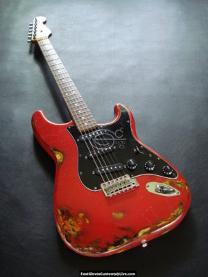 Fender Stratocaster Relic Red Hot Chili (SOLD) - Image 3