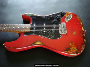 Fender Stratocaster Relic Red Hot Chili (SOLD) - Image 4